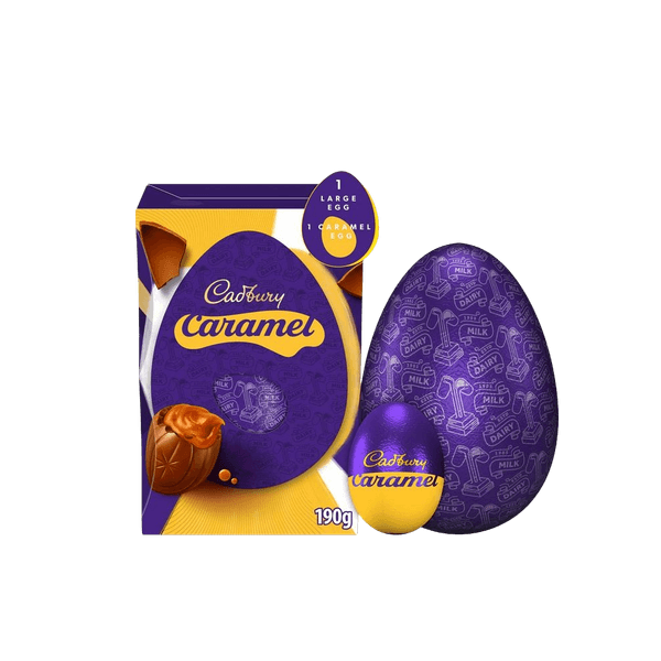 Hovedbilde CADBURY CARAMEL CHOCOLATE EASTER EGG 190g
