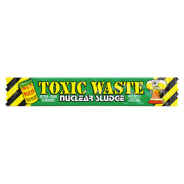 Hovedbilde Toxic Waste Apple Nuclear Sludge Chew Bar 20g