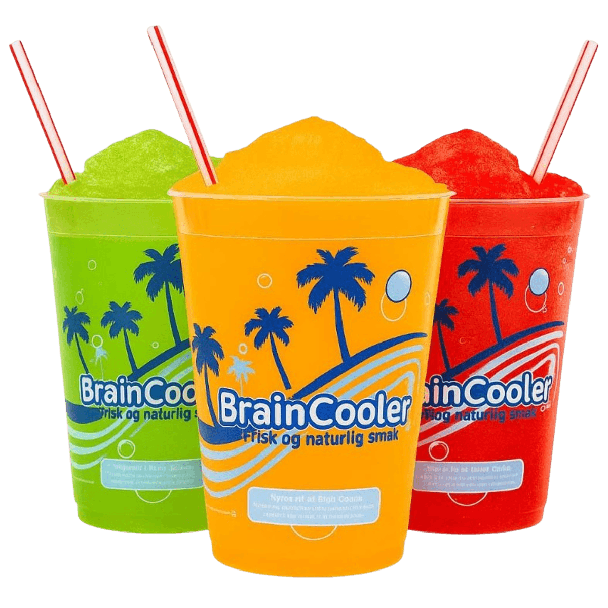 Slush Blå Bringebær 1L Braincooler