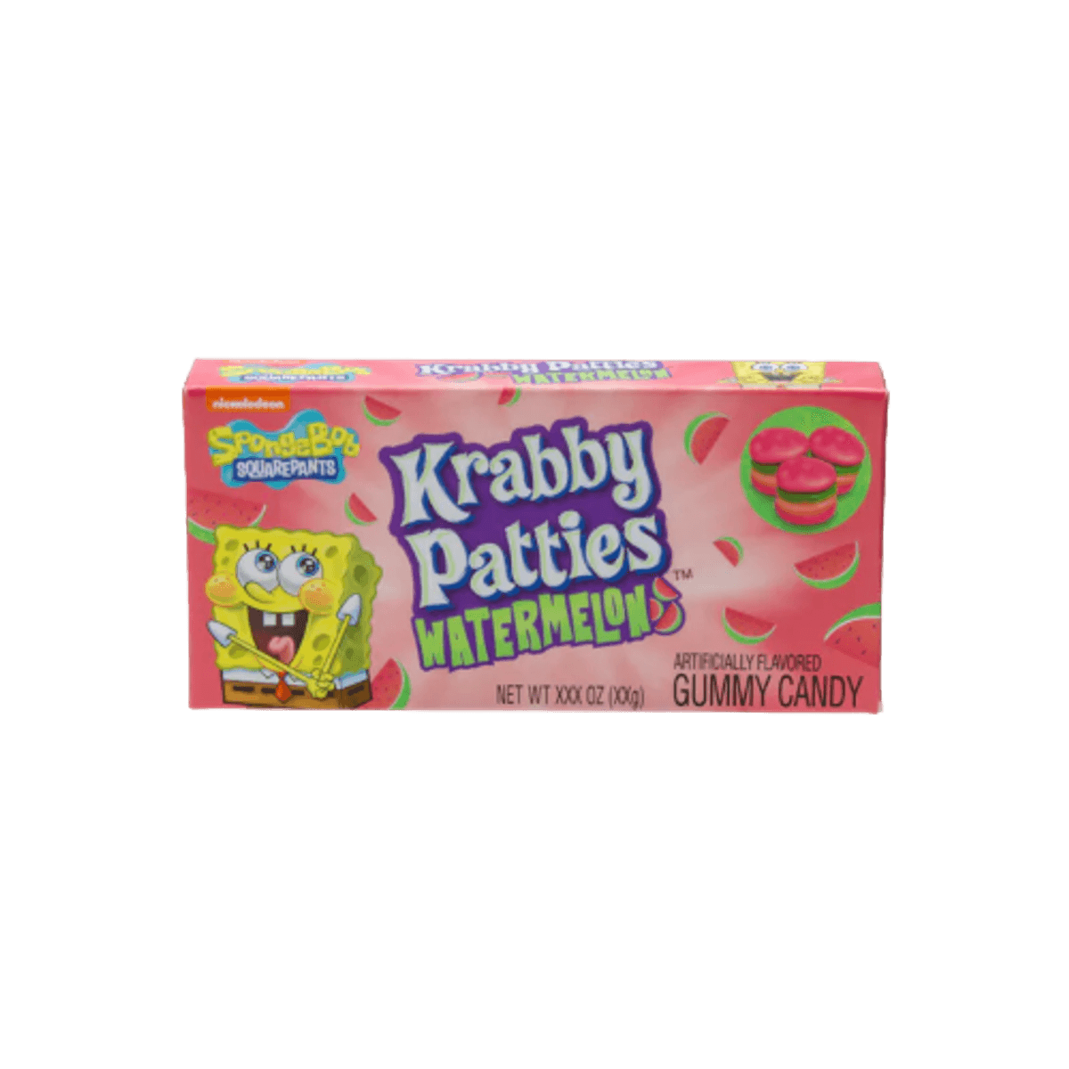 Spongebob Squarepants Gummy Krabby Patties Watermelon Theater Box 70g