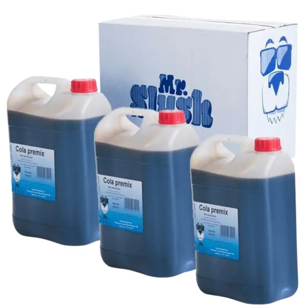Hovedbilde Slush Premix Cola 5L Mrslush 3x5 liter